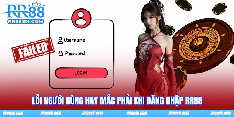 Lỗi người dùng hay mắc phải khi đăng nhập RR88